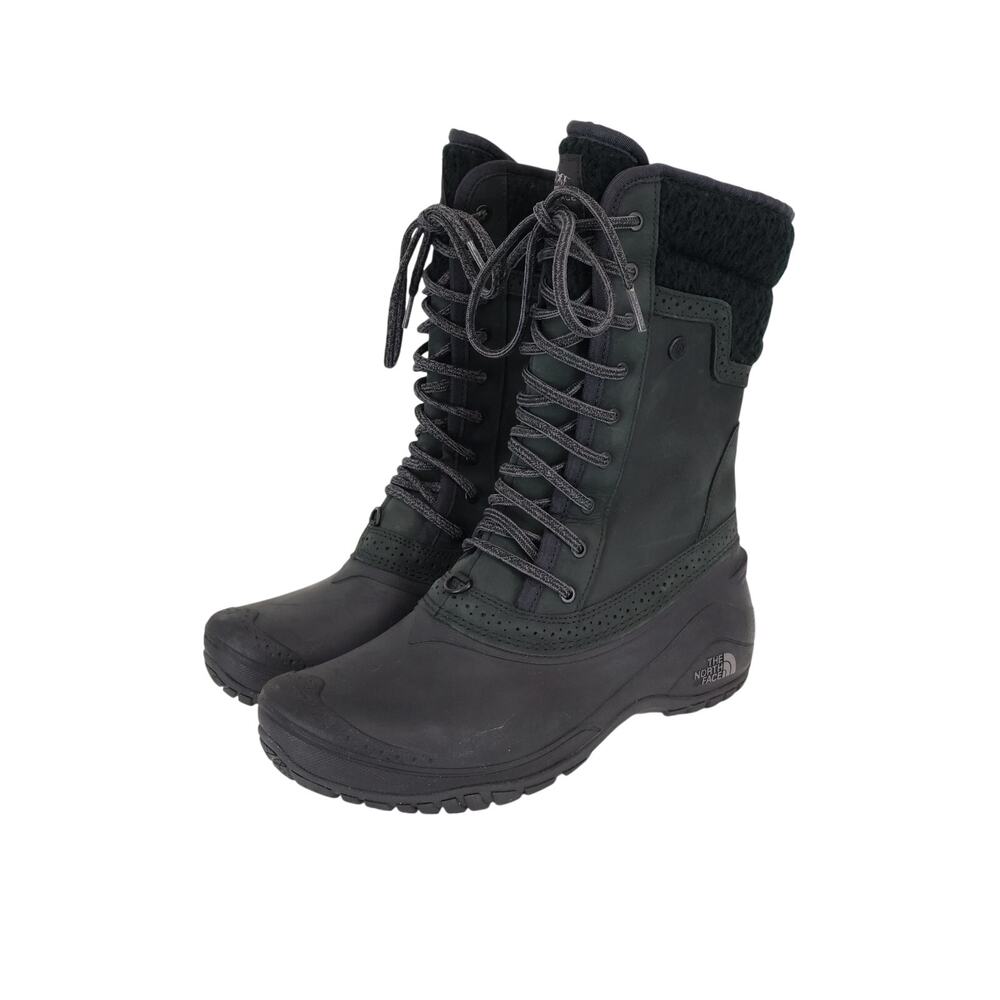 The North Face Women's Shellista II Mid Waterproof Boots Black Size 8.5